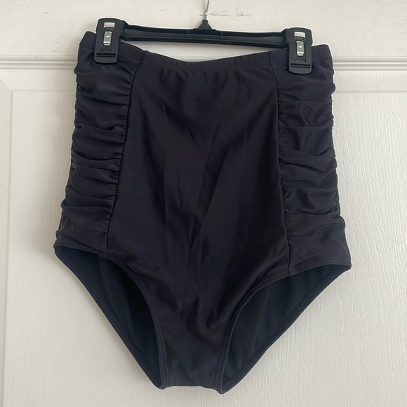 Coral Reef Black Swim Sun Baked Bottoms - Picture 1 of 1